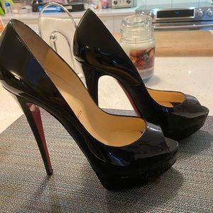 Christian Louboutin “Fetish” Platform Peep Toe